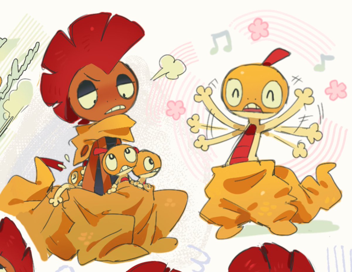 ribbonhorse's tweet image. Scraggy is my fav but drawing Scrafty is so fun 🥲 #pokemonfanart #pokemon