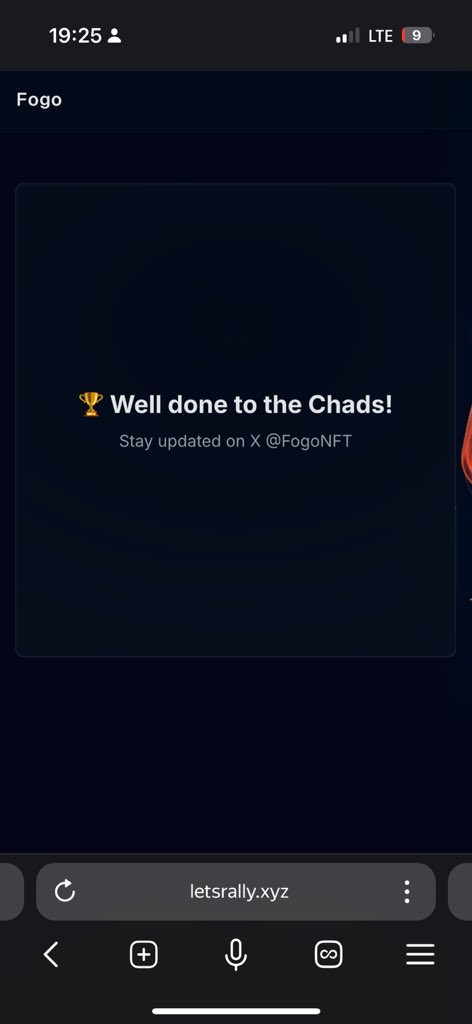 dee_nftarmy's tweet image. .@fogo rally campaign ended and NFT WL will be released soon for the chads 

Glad I made it.

Missed @irys_xyz genesis NFT but will definitely make this one.

Next is @zama OG NFT🫡🫡