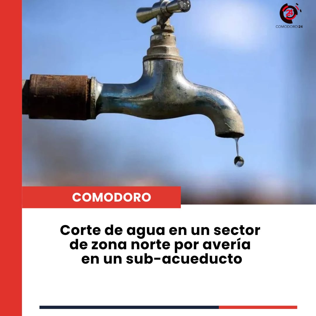 #Comodoro Se interrumpió el servicio en cinco barrios debido a una rotura en un sub-acueducto en Próspero Palazzo. No hay horario de normalización del servicio.

⬇️Más en la nota⬇️
comodoro24.com.ar/corte-de-agua-…