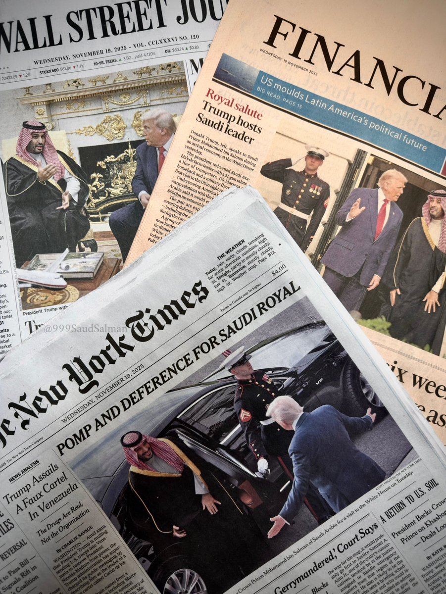 Riyadh’s voice. Washington’s headline.