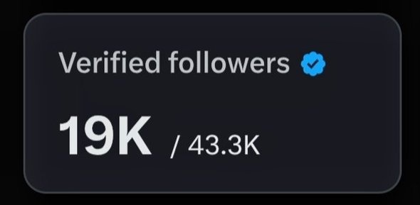 ❤️ أكثر من 19 ألف متابع موثق بالعلامة الزرقاء متابعين لحسابي.
أترك تعليق 💬 هنا لتحصل على متابعين موثقين. وتابع من التعليقات.
🔖احفظها علامة مرجعية وانشرها للفائدة 🙏🏻
أنا أرد المتابعة للحسابات الموثقة ✅️