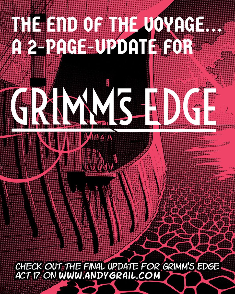 AndyGrail's tweet image. Here we go! The chapter finale for Grimm&apos;s Edge 
Act 17 is out now. The last page is available on Tapas. 
Don&apos;t sleep on the update: 
👉 tapas.io/episode/3533644 
Follow me to never miss a new release. 
#comic #indiecomics