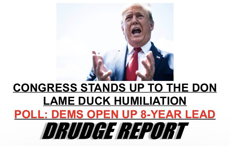 Current headlines on DRUDGE REPORT 
drudgereport.com
The House of Representatives voted unanimously except for one vote and the Senate voted unanimously. 
The myth of MAGA control seems to have been shattered. Time will tell but it looks very bad for Donald Trump right now