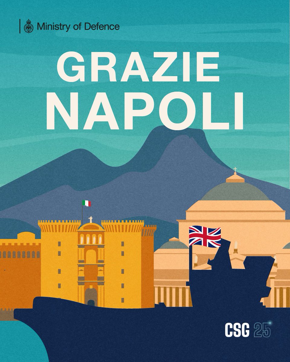 DefenceHQ's tweet image. 🇬🇧🤝🇮🇹 Thank you, Italy. 

We are grateful for the warm hospitality shown during the visit of @COMUKCSG. The UK and Italy stand together as close NATO allies, committed to security, stability, and shared values.