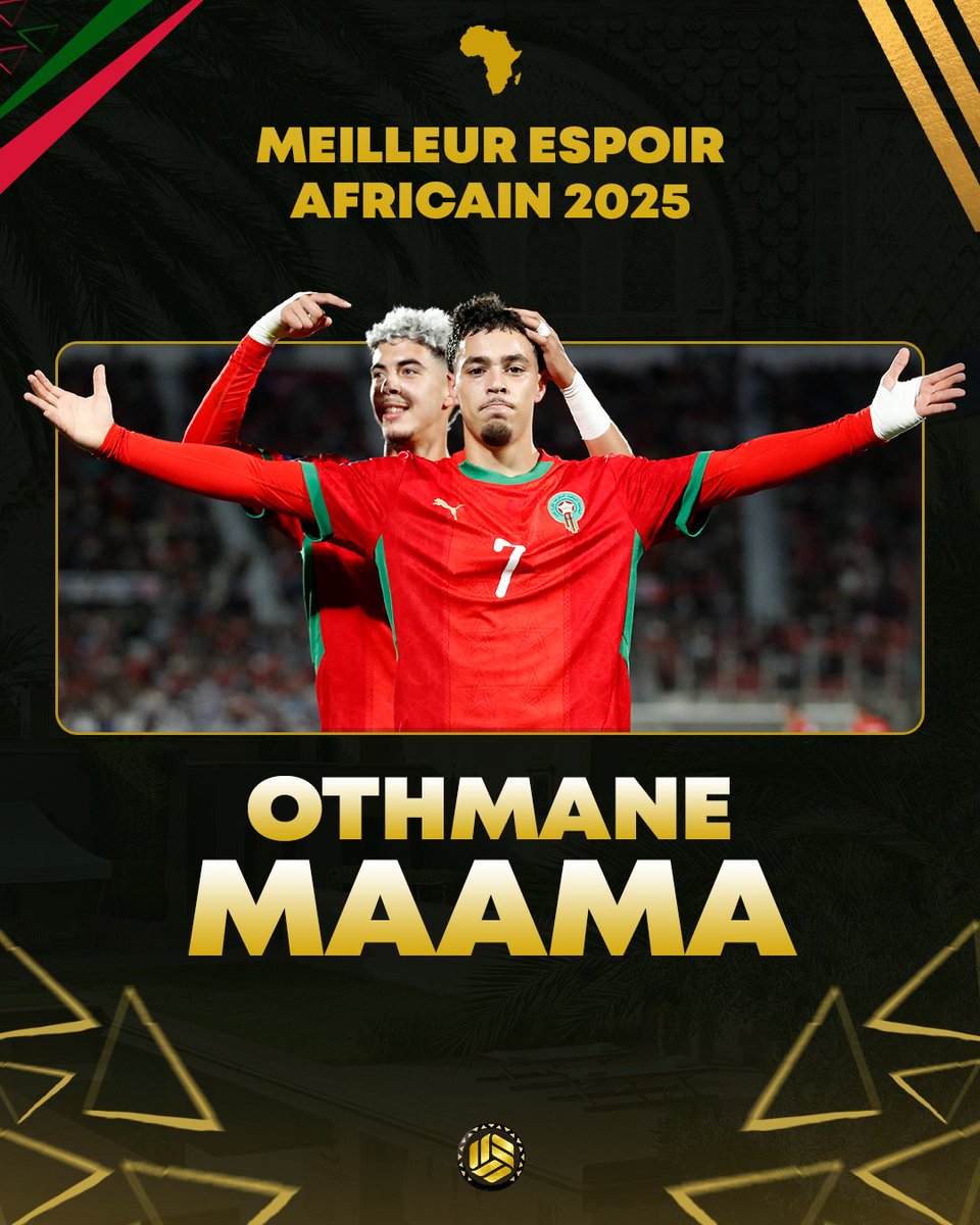 lnstantFoot's tweet image. 🚨 𝗢𝗙𝗙𝗜𝗖𝗜𝗘𝗟 ! 𝗢𝗧𝗛𝗠𝗔𝗡𝗘 𝗠𝗔𝗔𝗠𝗔 𝗘𝗦𝗧 𝗘́𝗟𝗨 𝗠𝗘𝗜𝗟𝗟𝗘𝗨𝗥 𝗝𝗘𝗨𝗡𝗘 𝗝𝗢𝗨𝗘𝗨𝗥 𝗔𝗙𝗥𝗜𝗖𝗔𝗜𝗡 𝗗𝗘 𝟮𝟬𝟮𝟱 ! 👶🇲🇦