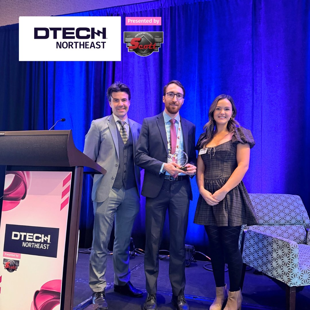 DISTRIBUTECH's tweet image. Celebrating excellence at DTECH® Northeast.
Today we honored the innovators and initiatives redefining the future of the grid through the Grid Changer Awards.

Grid Pioneer of the Year:
Ryan Hawthorne, Central Hudson Gas &amp;amp; Electric

Grid Project of the Year:
AGILe, New York Power…