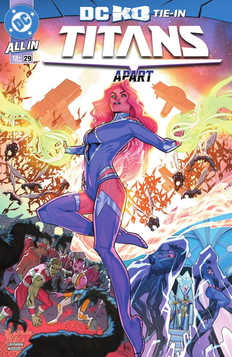 I'm wondering if we're ever going to get an actual Starfire story in Titans 2023. Starfire's on the cover of #29 but the actual comic is barely about her. She gets 4 pages and the rest is about Raven and Dick. Obviously I'm a Raven stan, but how much Kory's been ignored is weird.