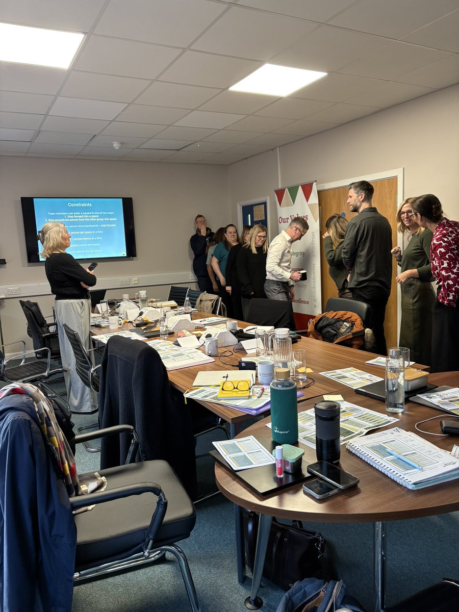 Thank you Angela O’Brien for a brilliant #SystemsLeadership day. Our first culture workshop with heads &amp; exec team—diving into systems leadership tools. We all agreed to all ‘Be More Ted’ (yes, Ted Lasso uses the tools too!) Excited to share with our wider team soon. #Unity