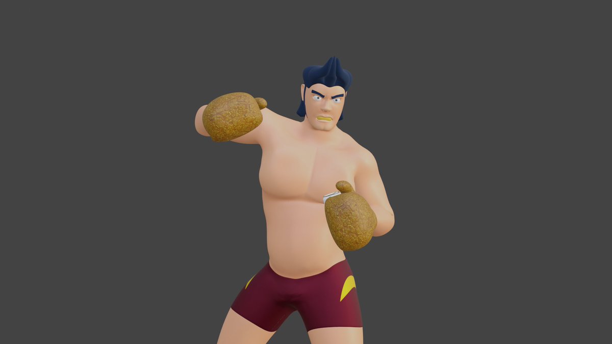 CjsBark's tweet image. New Character update!
Brendan Buzz is here and ready to throw hands!
Just don&apos;t fight him after he&apos;s had his energy drink ( the last guy still can&apos;t walk in a straight line).
Art by @swayze_one

#gamedevs #gamedev #IndieGameDev #UE4
#ue4 #UnrealEngine #unreal4 #boxinggame