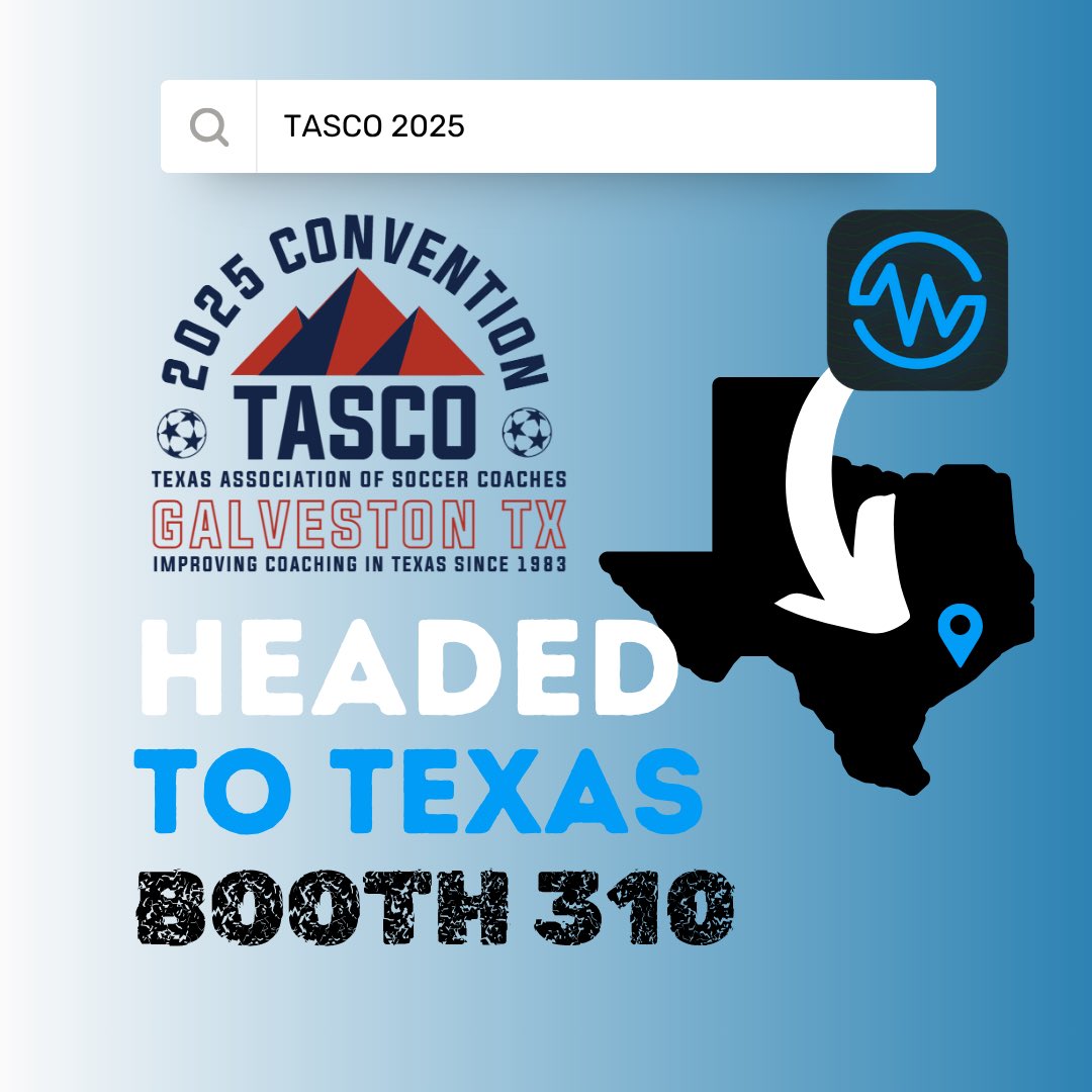 PlayerPulseApp's tweet image. We are headed to TEXAS for @tascosoccer 2025! Come check out all that @playerpulseapp has to offer and grab a free periodization guide while you’re there!