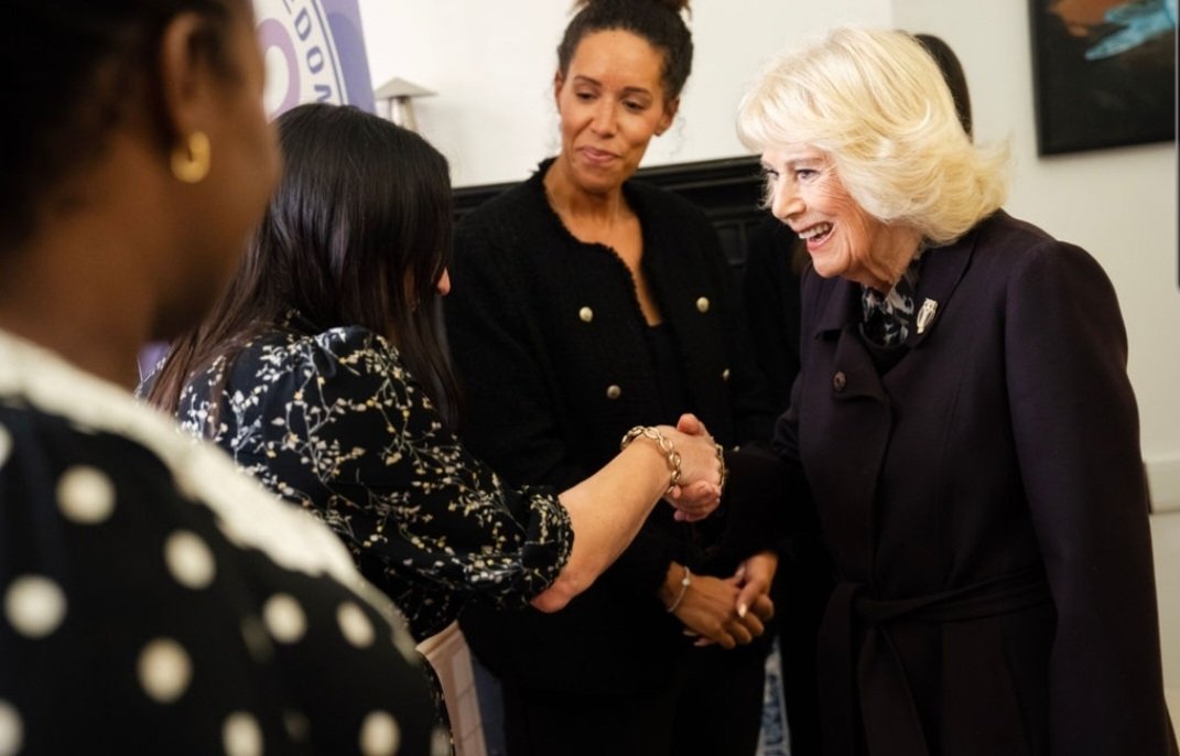 Teresa_PS's tweet image. Lovely to spend the morning with Queen Camilla, speaking about the lifesaving work domestic abuse charity I Choose Freedom does in Surrey, and the important role football clubs can play in communities.