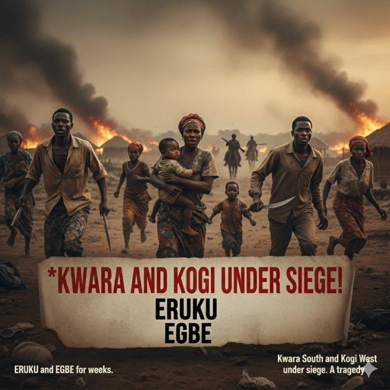 kwaraKogi's tweet image. Our people in Kwara and Kogi are under siege. Insecurity is growing, lives are at risk, and communities are living in fear.

President @officialABAT, the time to act is NOW. Silence is no longer an option, decisive action is urgently needed to protect the people and restore peace