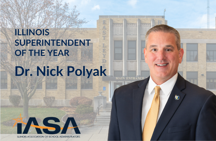 leydenpride212's tweet image. Dr. Nick Polyak, Superintendent of Leyden High School District 212, has been named as the 2026 Illinois Superintendent of the Year! #Leydenpride
youtu.be/tW1OAm1weJ4