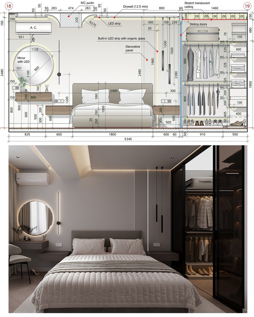 Interiorarchdes's tweet image. Some Interior Wall Elevations Basic Dimensions