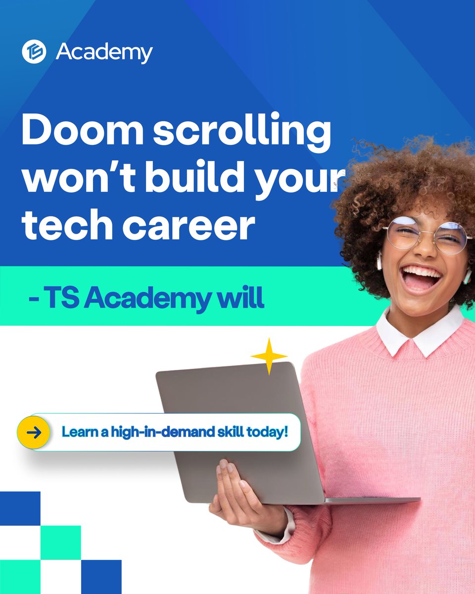 TSAcademyOnline's tweet image. Every minute you’re scrolling, someone else is levelling up and building the future you want.

TS Academy is helping thousands of learners do exactly that with beginner-friendly courses, a strong community, and real opportunities to grow.

Click the link in bio to start learning.