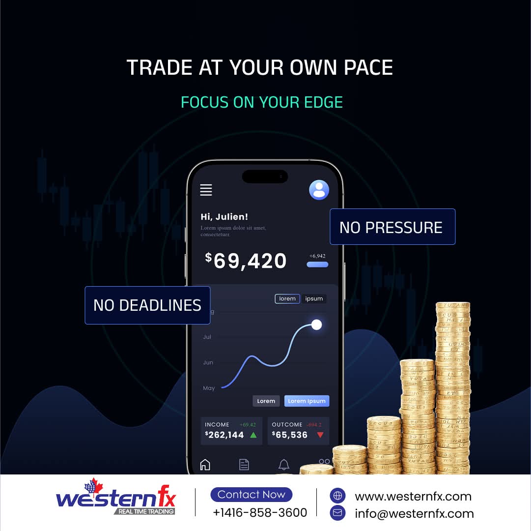 westernfx's tweet photo. “Trade at Your Own Pace” – Calm &amp; Confident

Trade without the pressure. 💼
With WesternFX, you’re in full control of your trading journey.
No deadlines. No stress. No pressure.
Just smart, strategic trading — at your own pace. https://t.co/fLUiis8WgU