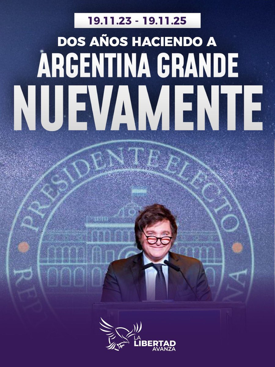 VIVA LA LIBERTAD CARAJO!!! 🦁

<a href="/JMilei/">Javier Milei</a> <a href="/KarinaMileiOk/">Karina Milei</a> <a href="/SPareja_/">Sebastián Pareja</a> <a href="/AndreaFVera_/">Andrea Vera</a> <a href="/LLAenPBA/">Alianza La Libertad Avanza - PBA</a>