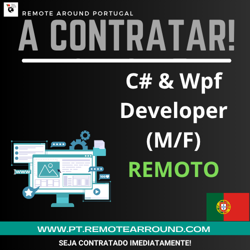 RemoteAroundPT's tweet image. 💻✨ C# &amp;amp; WPF Developer – Remoto! Pronto para criar interfaces tão bonitas que até o XAML sorri? 😄🖥️🎨

VAGA REMOTA C# WPF DEVELOPER: pt.remotearround.com/job/c-wpf-deve…

VAGAS REMOTAS EMPREGOS EM PORTUGAL: pt.remotearround.com/lista-de-ofert…

#REMOTEarroundPORTUGAL #CSharp #WPF #XAML #DeveloperJobs