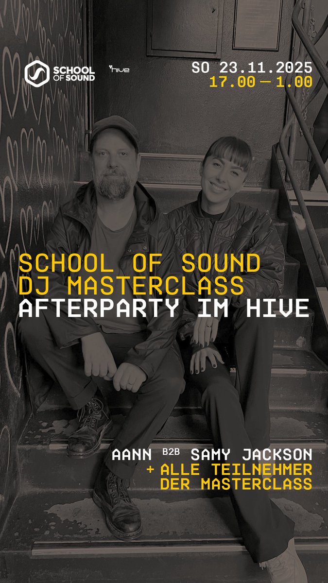 This sunday at <a href="/HiveClub8005/">Hive</a> Zurich for <a href="/schoolofsoundch/">schoolofsound.ch</a> 🪩

For guestlist slide into my DMs 📨

#hiveclub #zurich #nenadj #schoolofsound