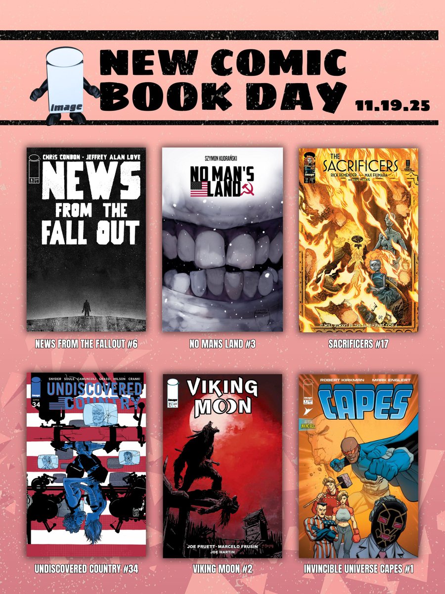 ImageComics's tweet image. What’s New from Image Comics This Week!
Follow the link for more.
imagecomics.com/comics/new-rel…