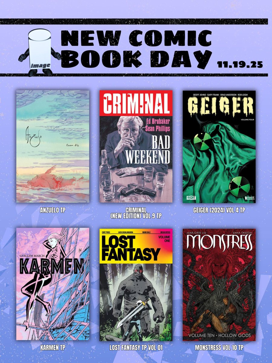ImageComics's tweet image. What’s New from Image Comics This Week!
Follow the link for more.
imagecomics.com/comics/new-rel…