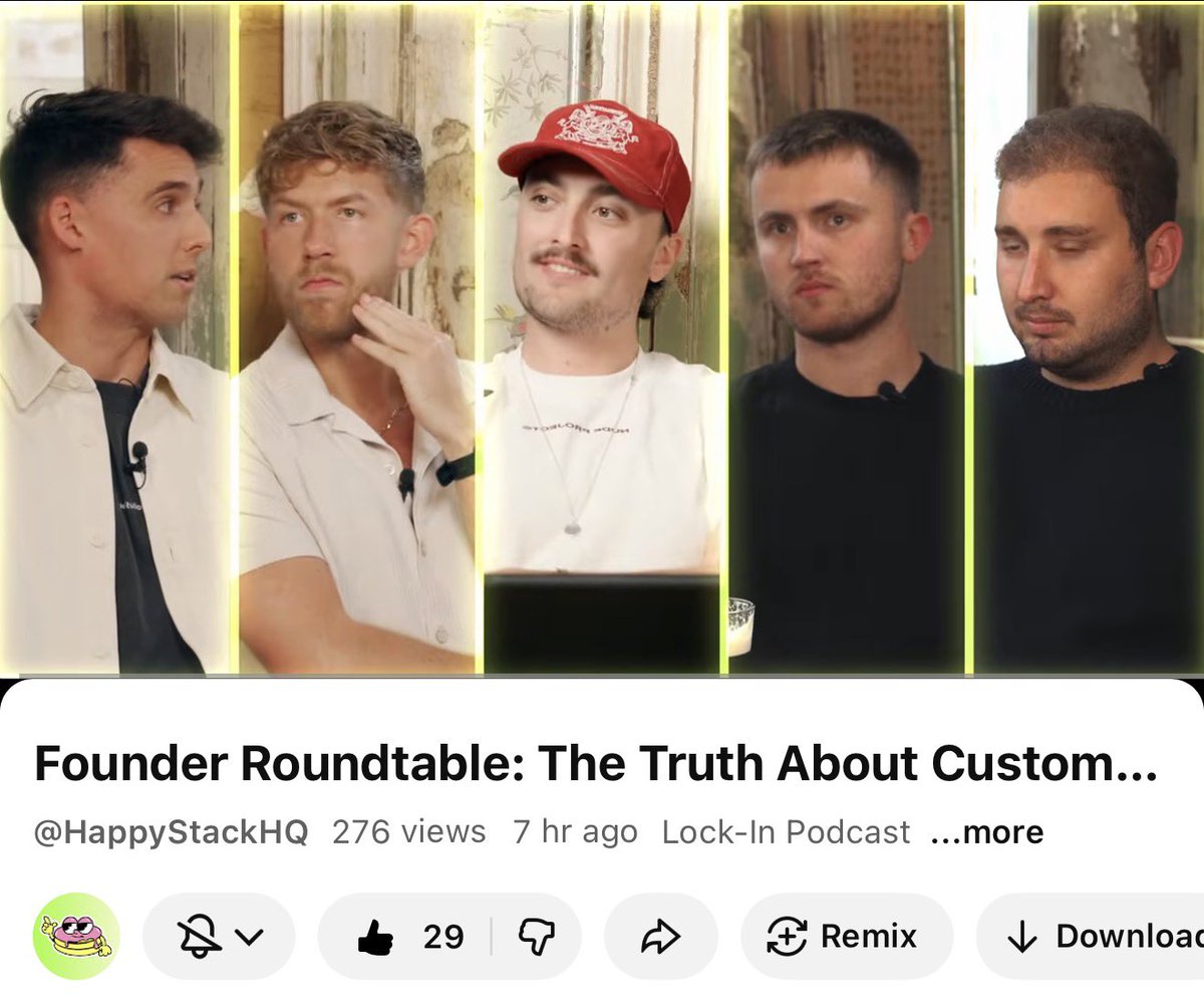 matthucius's tweet image. Chaotic pub podcast with @JackRubin1 @oliverwhudson @happystackhq 🤭