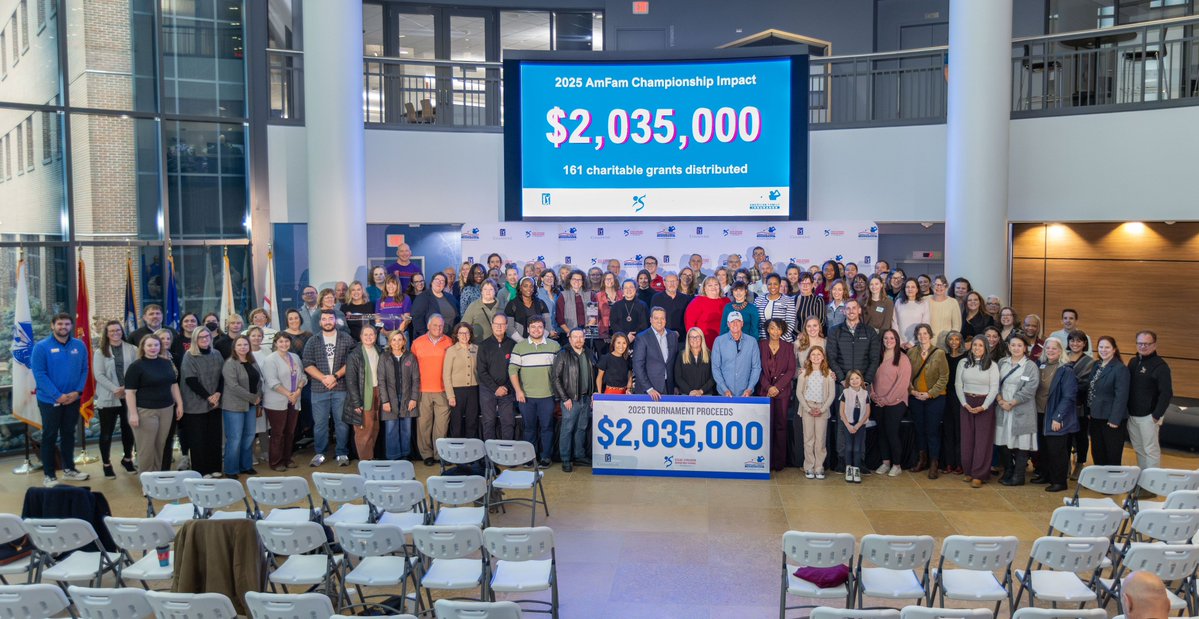 A good day for dreams. 
#AmFamChamp