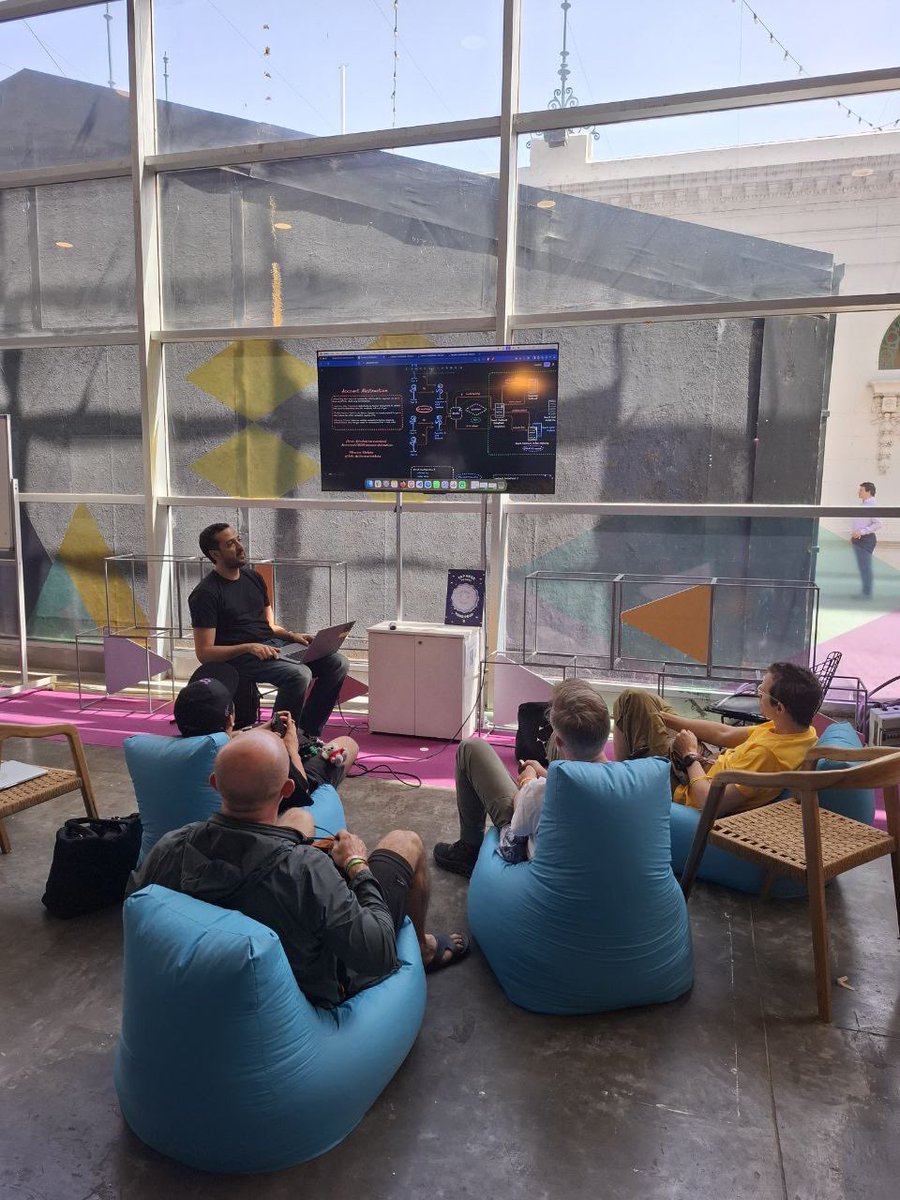 SpaceComputerIO's tweet image. Tune into Nico’s talk at the Account Abstraction Hub! 

Hear about secure Solidity smart contracts, and implementing a Foundry-based Cl/CD pipeline👨‍💻