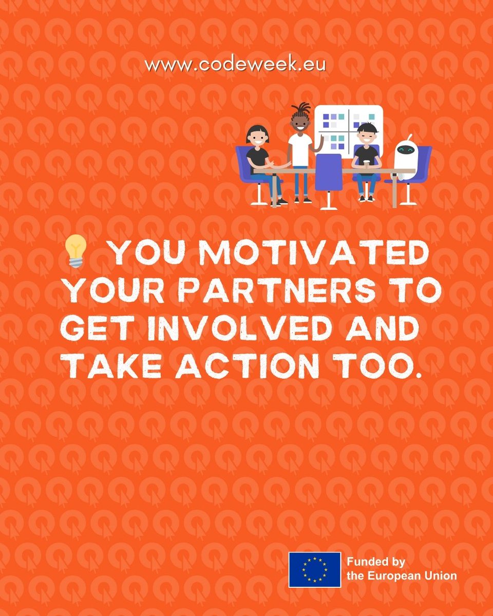 CodeWeekEU's tweet image. Empowering Industry Leaders through EU Code Week’s #FutureReadyCSR Campaign
Explore more and get involved:
 codeweek.eu/future-ready-c…