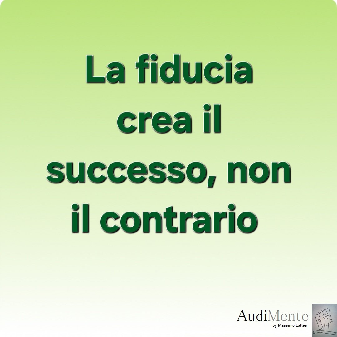 AudiMente's tweet image. La fiducia non arriva dopo il successo.
È il contrario: senza fiducia, il successo non accade.
Perché i traguardi nascono sempre da chi decide di crederci prima.

#crescita #fiducia #successo #coraggio #AudiMente