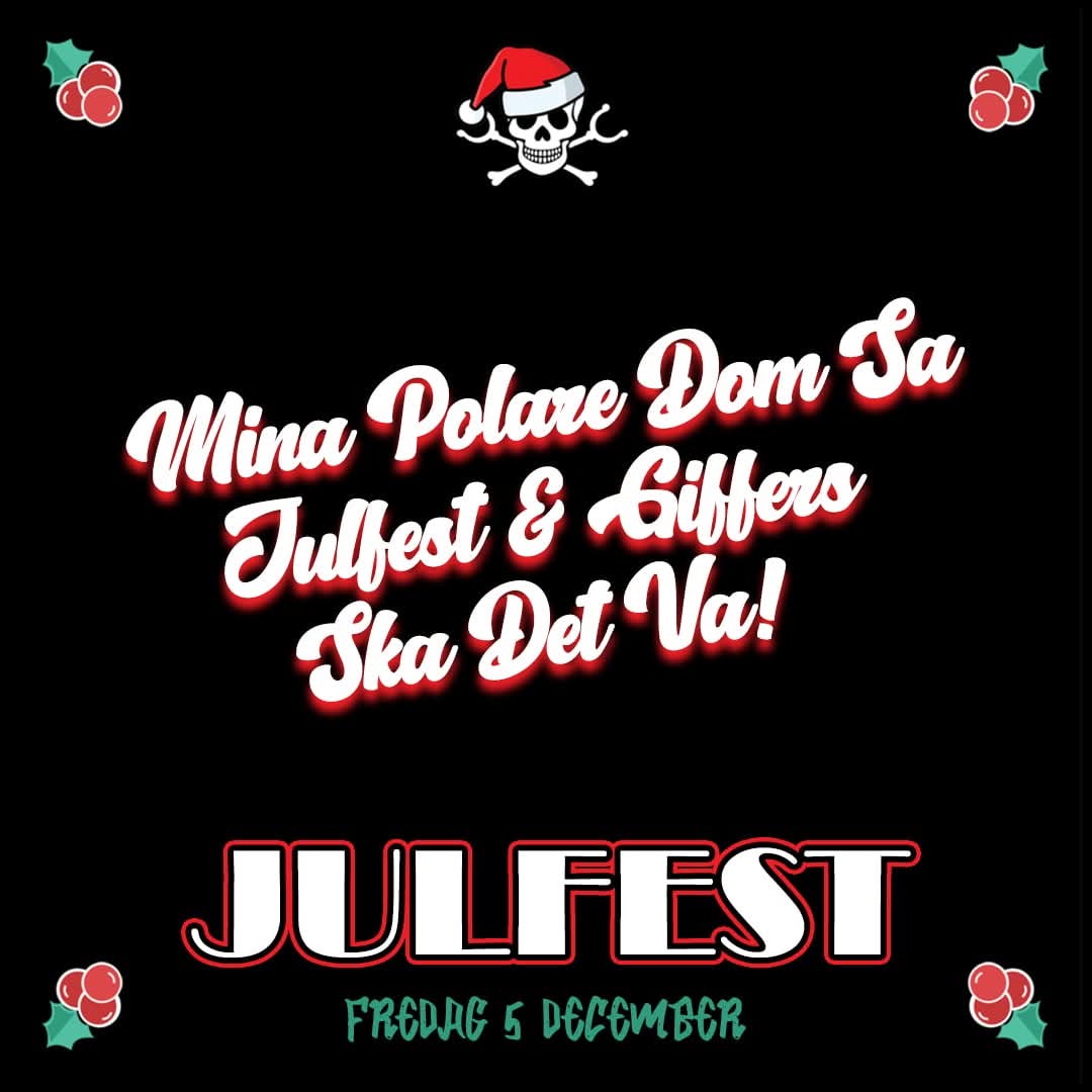 patronerna's tweet image. Välkommen på Julfest med Patronerna! 🎅

Kostnaden är ynka 69 :-, då ingår välkomstdrink i form av glögg, skinkmacka (vegetariskt &amp;amp; glutenfritt alternativ finns) &amp;amp; julgröt. 

För anmälan swisha 69 kr till nummer 123 644 60 33. Märk swishen med ”Julfest”. OBS!