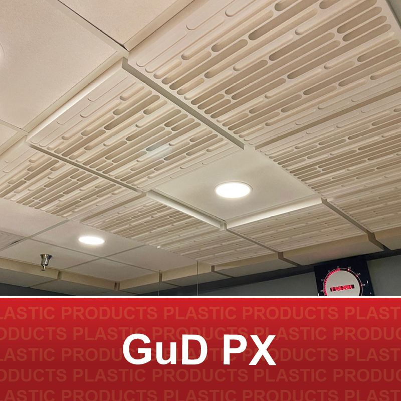 When your ceiling layout calls for reliable diffusion, Gud PX delivers. 

Lightweight 2 x 2 design with consistent acoustical performance. 

Reach out to learn more about pricing and availability. hubs.ly/Q03T_jfy0

#PlasticProducts #RAX #Acoustics