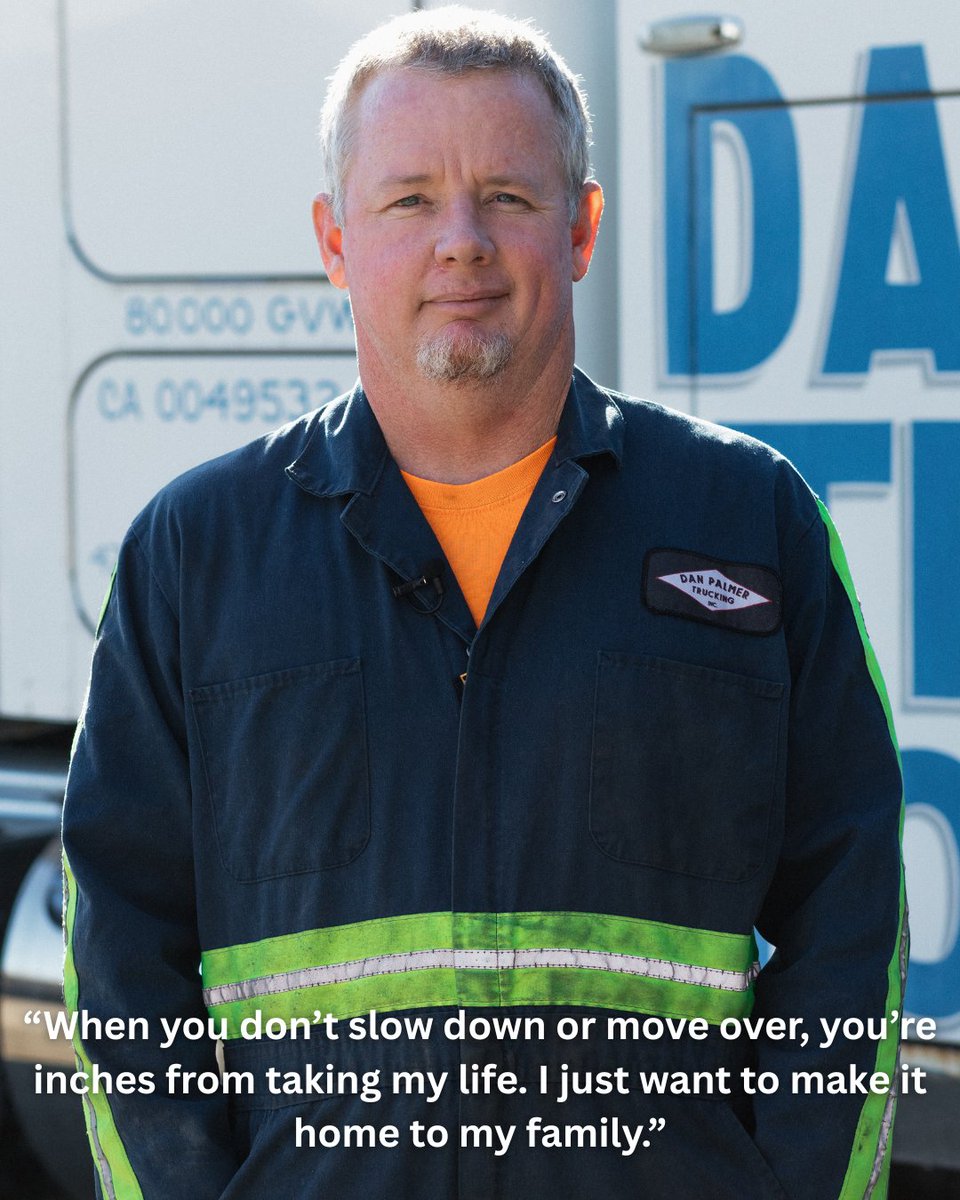 Tow operator Dan Palmer experiences close calls every week on the roadside. Your choices can save lives.
Slow down. Move over. #CrashResponderSafetyWeek