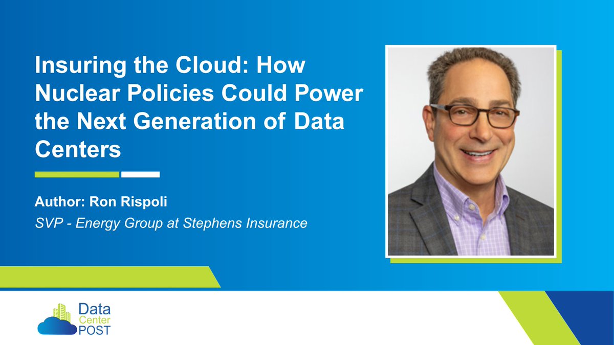 datacenterpost's tweet image. As data centers eye SMRs for reliable, carbon-free power, nuclear insurance becomes a critical piece of the puzzle. Ron Rispoli of #StephensInsurance breaks down how liability, risk pools, and early underwriting shape SMR viability.

Read more: datacenterpost.com/insuring-the-c……