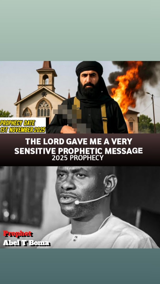 ProphetBomaAbel's tweet image. (PROPHECY) ‼️
I want to share something very sensitive. Please listen carefully.  

I was taking a nap when someone handed me a piece of paper. On it was written: I‑T‑F. I asked, “Why did you give me this?” The person replied, “Keep it. They will be the I‑T‑F, but they are going…