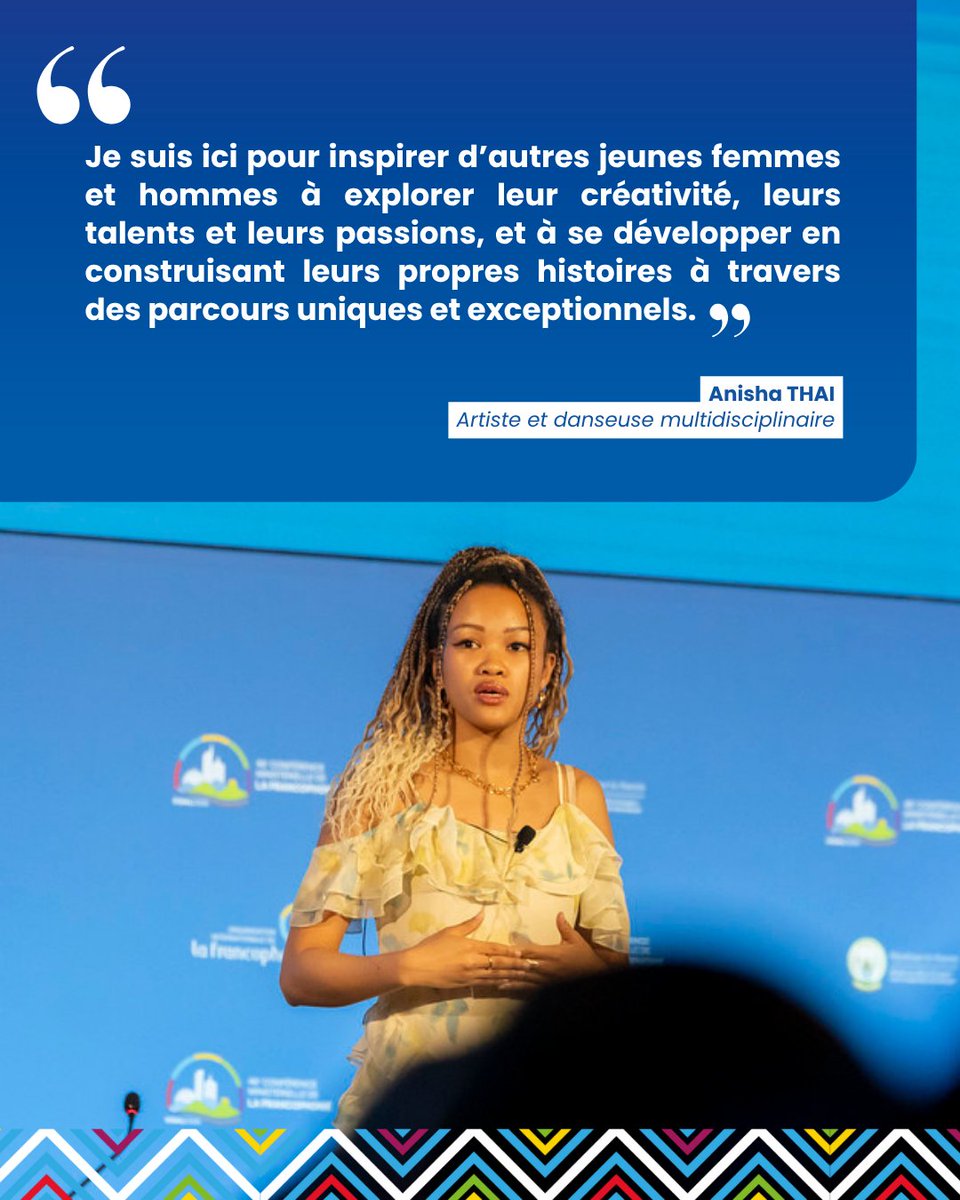 OIFrancophonie's tweet image. Lors de la cérémonie d’ouverture de la #CMF46, quatre femmes de divers horizons de la #Francophonie, aux parcours riches, ont partagé des réflexions inspirantes.