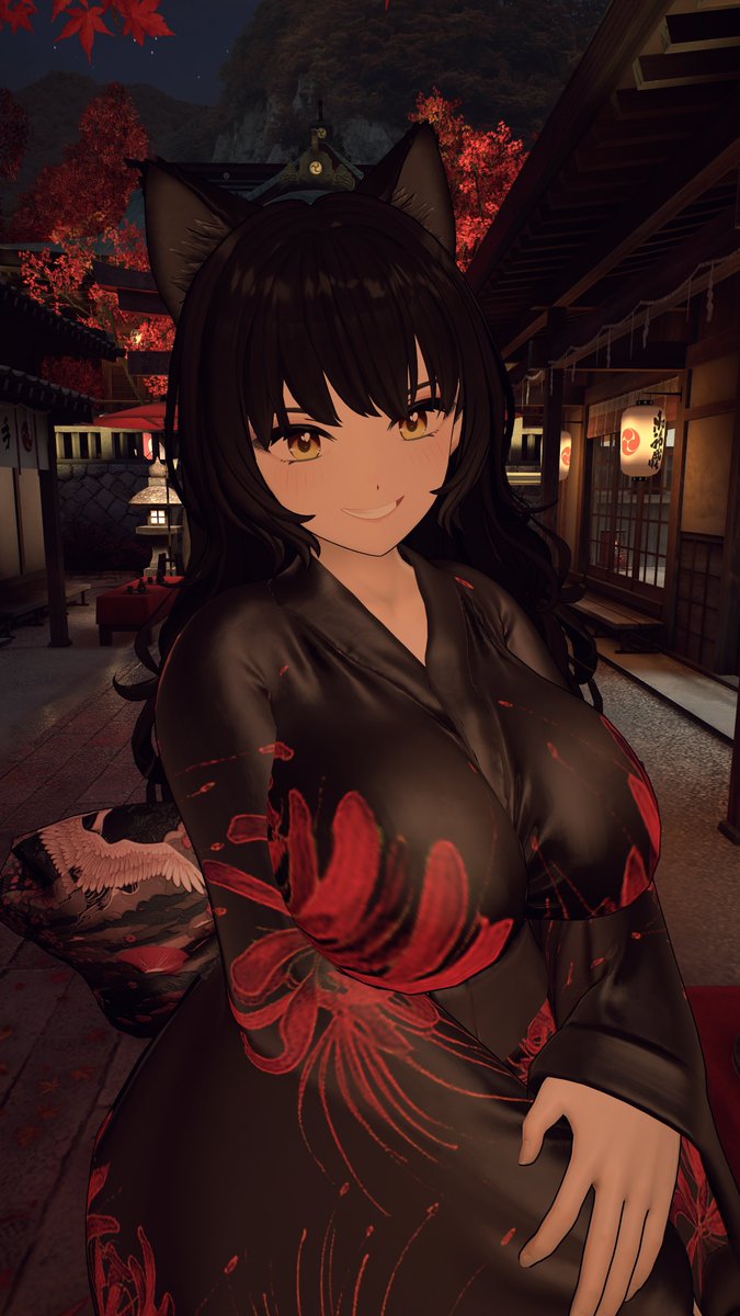 Nya nya~ New avatar has arrival: Blake's dress: Japanese Yukata!!!!! ❤️