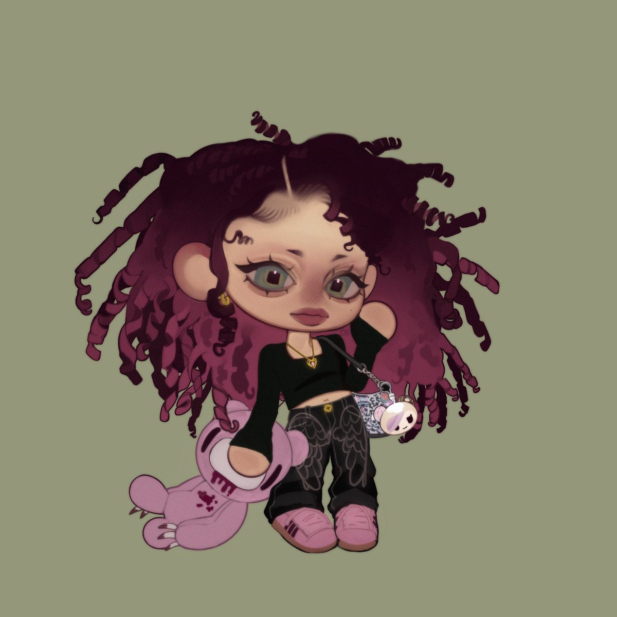 snailsdraws's tweet image. nug comm completed #commstwt