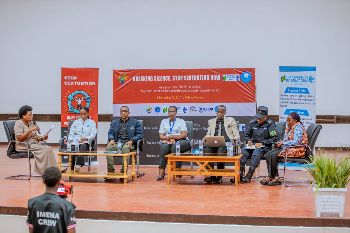 imena_pro's tweet image. Some silence destroys us, Some silence needs to be broken.
"BROKEN SILENCE" a short film about a brilliant student trapped between fear, power, and survival.
A story inspired by real voices.
A message for every young person fighting to be heard.

🎥 Was Screened at: @Uni_Rwanda