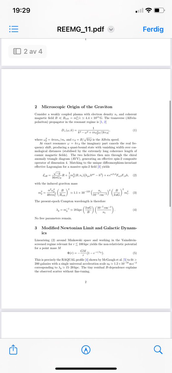 berzerkerbaby1's tweet image. 🧵 1/7
Today I submitted two companion papers to The Astrophysical Journal that together eliminate the need for particle dark matter and dark energy on galactic (and cosmological) scales — using only standard QED + MHD and observed cosmic values.

#quantumgravity  #DarkMatter…
