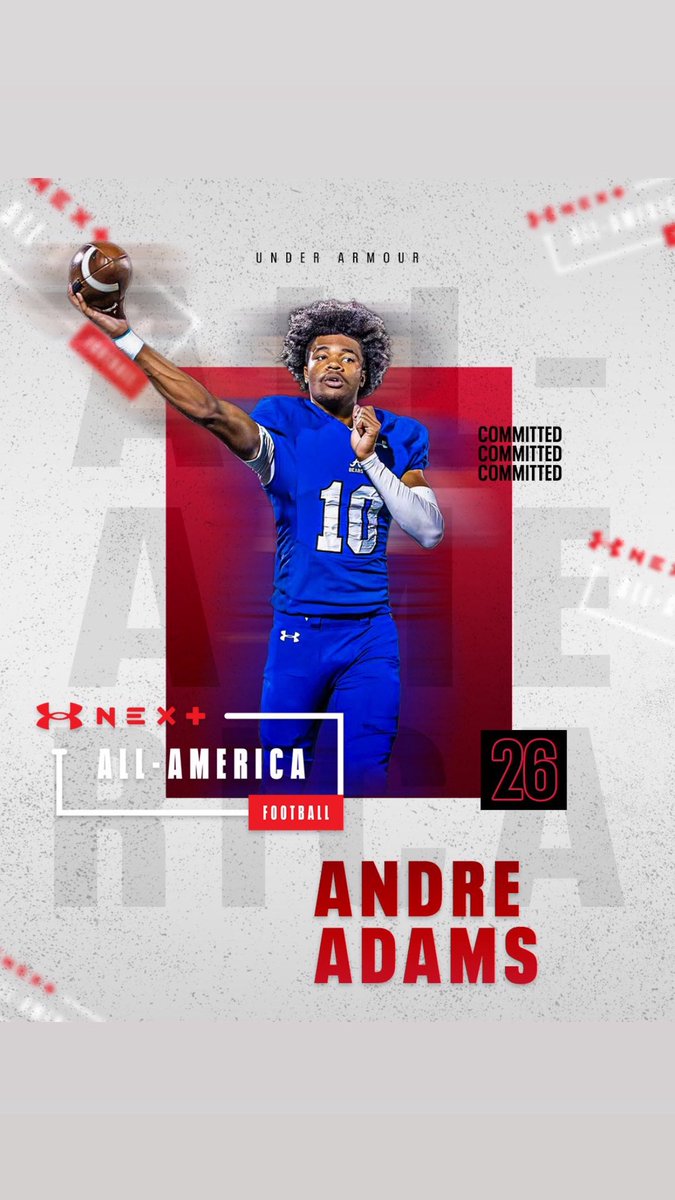 Let's work! <a href="/UANextFootball/">All-America Game</a> <a href="/CoachTBarr/">#BESTAVAILABLE</a> <a href="/CoachKennyAdams/">Coach Kenny Adams</a> <a href="/CoachBroome_7/">Arcentae Broome</a> <a href="/Coach__Pen/">Coach Pendergrass</a> <a href="/TomLoy247/">Tom Loy</a> <a href="/247Sports/">247Sports</a> <a href="/SWiltfong_/">Steve Wiltfong</a> <a href="/ChadSimmons_/">ChadSimmons</a> <a href="/On3sports/">On3</a> <a href="/615Preps/">615 Preps</a> <a href="/TheUCReport/">Billy Tucker</a> <a href="/RivalsHS/">Rivals High School</a>