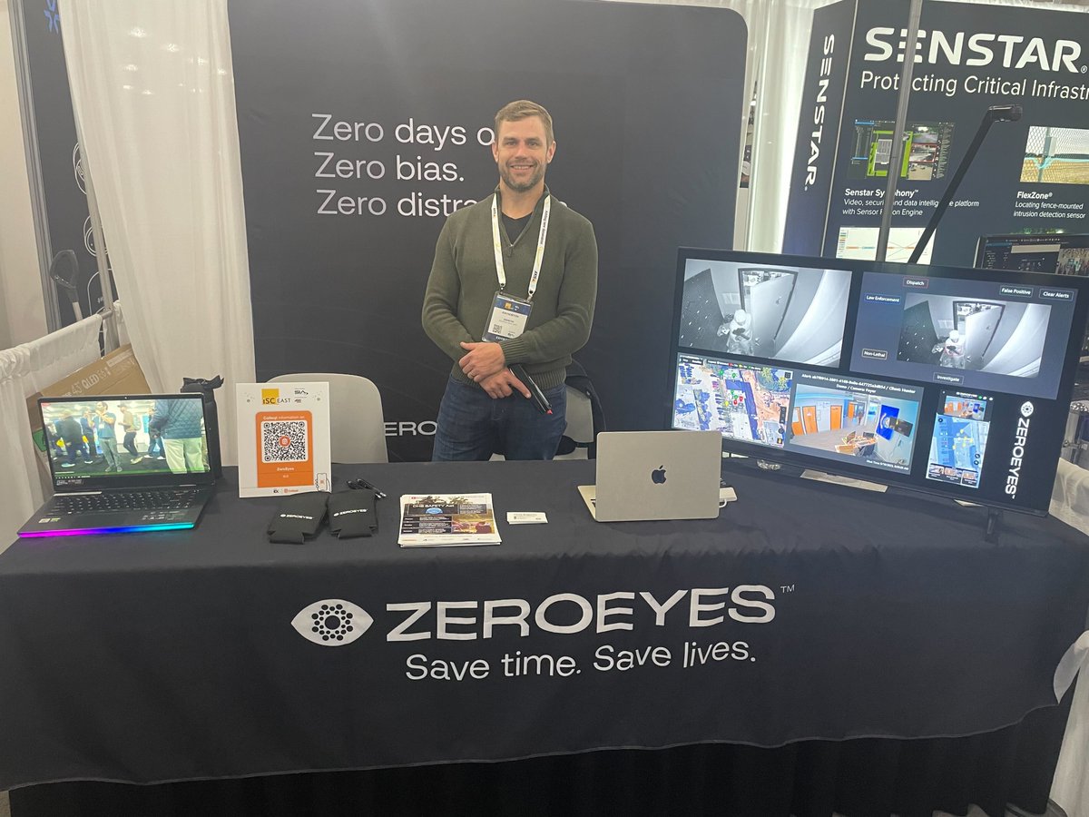 ZeroEyesAI's tweet image. We’re live at #ISCEast in NYC! Come by booth 928 and see how we’re using AI video analytics to detect firearm threats and protect environments. #SecurityTech @ISCEvents