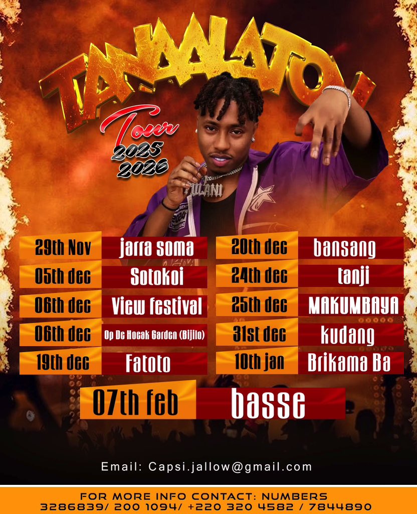 More Dates Coming ⚡️⚡️