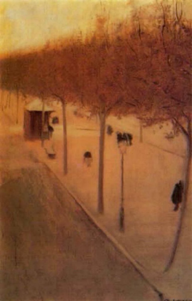 Carrer de Barcelona (1891). Street of Barcelona