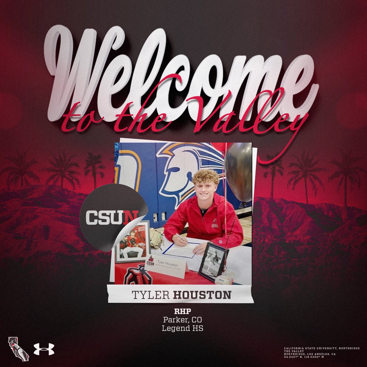 CSUNBaseball's tweet image. Another arm joins the fold. 

Welcome @tylerhouston_!

#GoMatadors