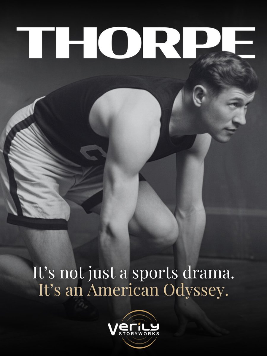 VerilyStorywork's tweet image. Don’t miss the opportunity to witness the legend of Jim Thorpe come to life in our upcoming multi-season drama series, THORPE.

🔗 Learn more at VerilyStoryworks.com

#VerilyStoryworks #JimThorpe #THORPE #OriginalSeries #NativeAmerican