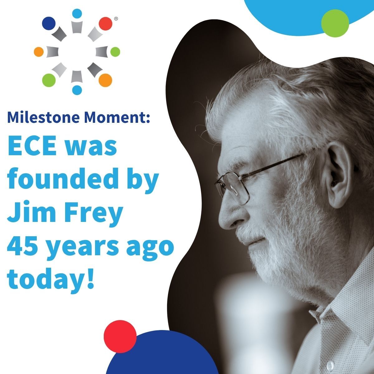 ECEConnection's tweet image. 45 years of helping international credentials open doors 🌍
Today we honor our founder, Jim Frey, and the team at ECE who turned a bold idea into impact that spans the globe.
Here’s to recognition, opportunity, and global talent unlocked. 
#ECE #Education #GlobalTalent #45Years
