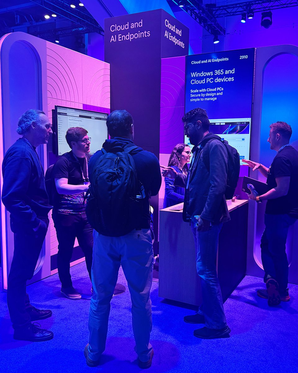 MSWindowsITPro's tweet image. You have the questions. They have the answers. 

Meet the experts after their speaker sessions! They&apos;ll be at the Cloud &amp;amp; AI Endpoints booth in the Expo all week. 

#MSIgnite #Windows
