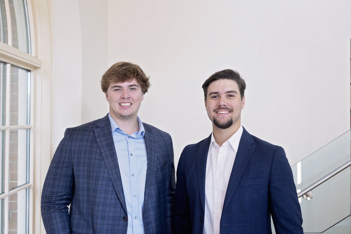 Introducing more members of the Samford Startup, Luke Ferris and Grayson Birch! Luke and Grayson are the co-owners of Cleanr Windows, a growing window-cleaning business that continues to expand while providing opportunities for fellow students. 🏠💧 

🔗 ms.spr.ly/6014trQjM