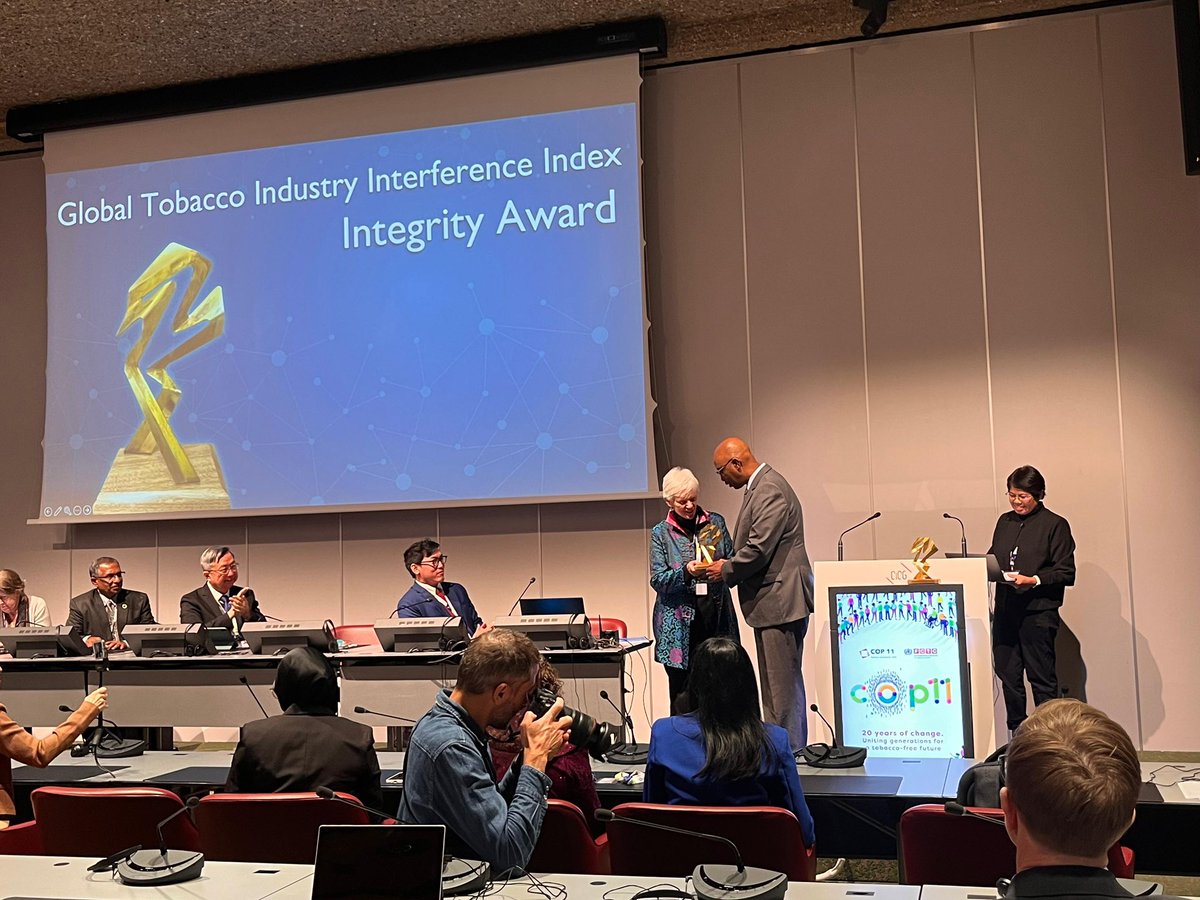 ETMissionGVA's tweet image. The Global Centre for Good Governance in Tobacco Control has recognised Ethiopia for its strong implementation of the WHO Framework Convention on Tobacco Control (FCTC) Article 5.3.
Read more: facebook.com/share/p/1C7C48…